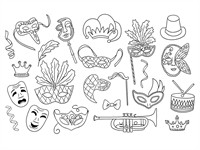 shutterstock_2559251657_Venice carnival doodle drawings_Venēcijas karnevāla zīmējumi.jpg
