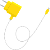 зарядка (для телефона) жёлтая Asset 1.png