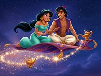 AI_shutterstock_2586508807_Aladdin and Jasmine character ride magic carpet_Alladins un Žasmīna uz maģiskā paklāja.jpg