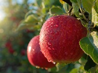 shutterstock_2780890051_Apples with dew drops_Rasas pilieni uz āboliem.jpg