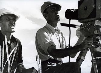 zvejn dēla uzņemšana režisors vilis Lapenieks un operatōrs Alfrēds Polis.jpg