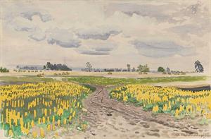 Stanisław_Masłowski_(1853-1926,_Łubin_-_Droga_polna_(Lupin_-_A_Cart_way),_watercolor_on_paper,_1909.jpeg.jpeg