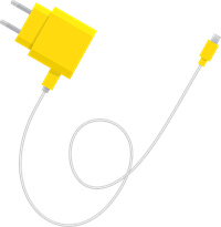 зарядка (для телефона) жёлтая Asset 1.png